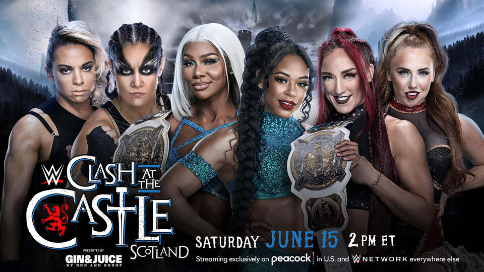 WWE Clash at the Castle Women's Tag Team Championship Triple Threat